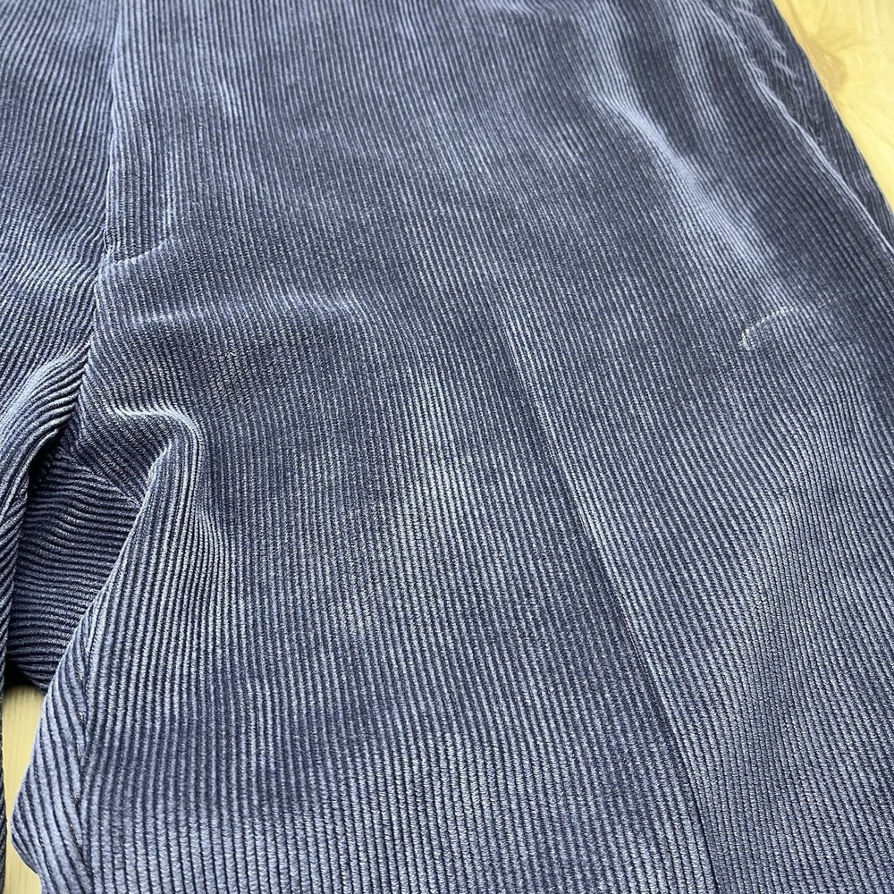 Peter Millar Mens Corduroy Nanoluxe Pants Flat Front Soft Blue Men's Size 36 - Picture 3 of 16